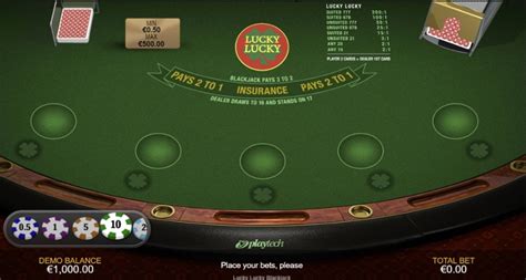 play lucky lucky blackjack online